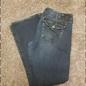 Silvers suki surplus drk wash pocket jeans 34/32